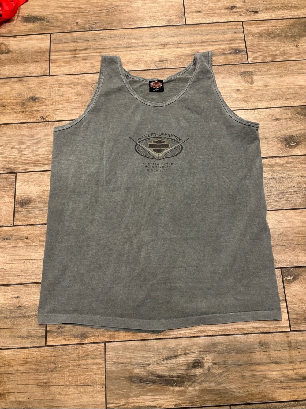 Vintage 2000 Harley-Davidson Battlefield Gettysburg PA Tank Top Mens XL Grey